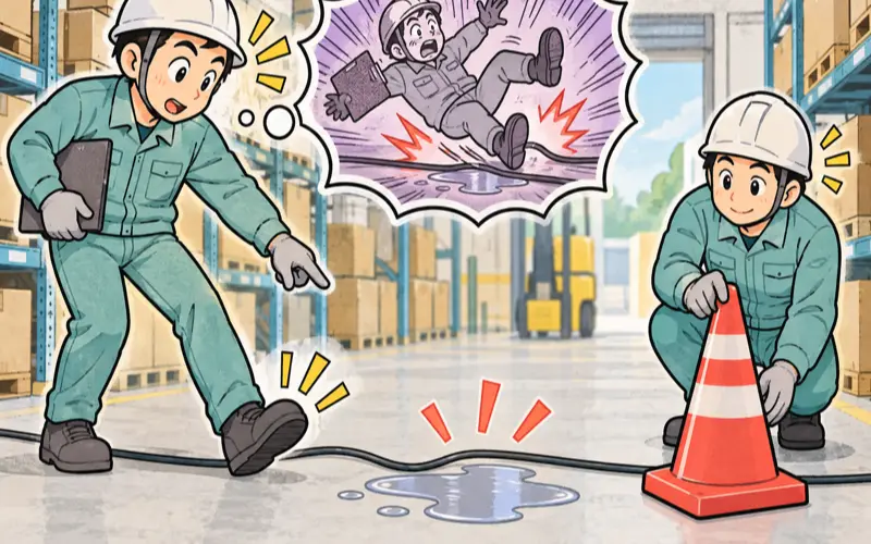 安全衛生・ヒヤリハット教育に活用する漫画のイメージ
