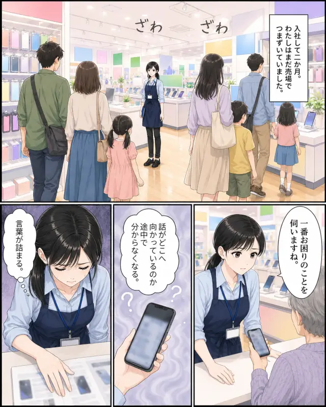 採用漫画 EP02 1ページ目