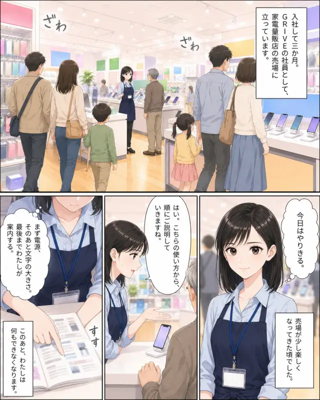採用漫画 EP03 1ページ目