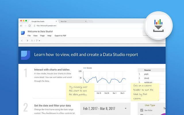 Google Data Studio PDF Export