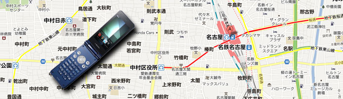 携帯サイトでGoogleマップを表示する方法