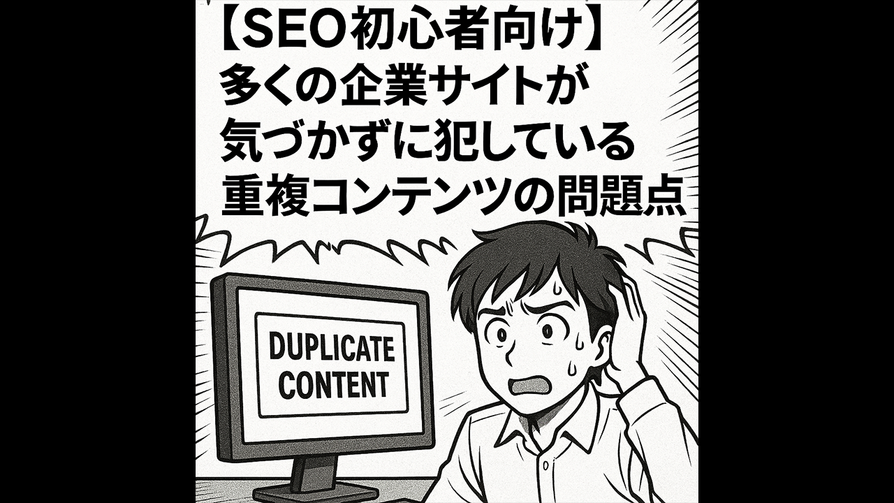 重複コンテンツとは？SEOにおける重要ポイントをわかりやすく解説