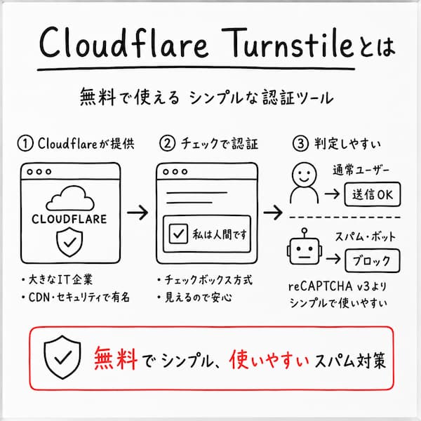 Cloudflare Turnstileの使い方
