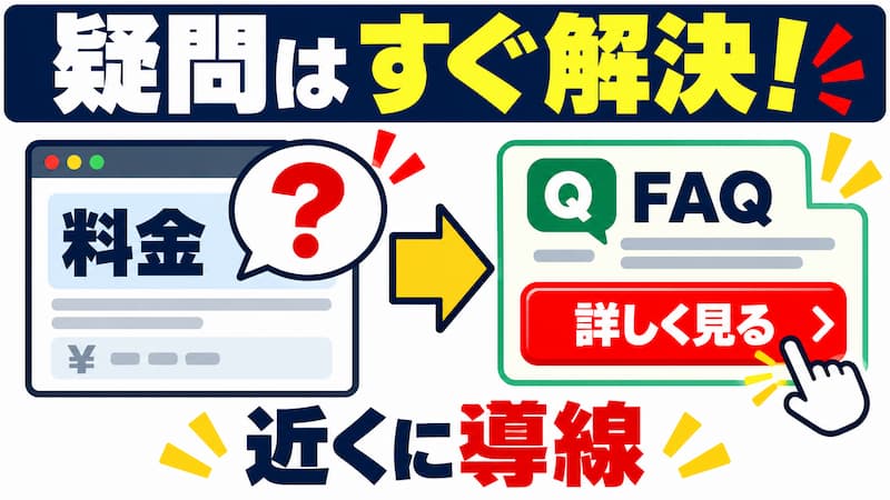 すぐそばに導線を作っておく