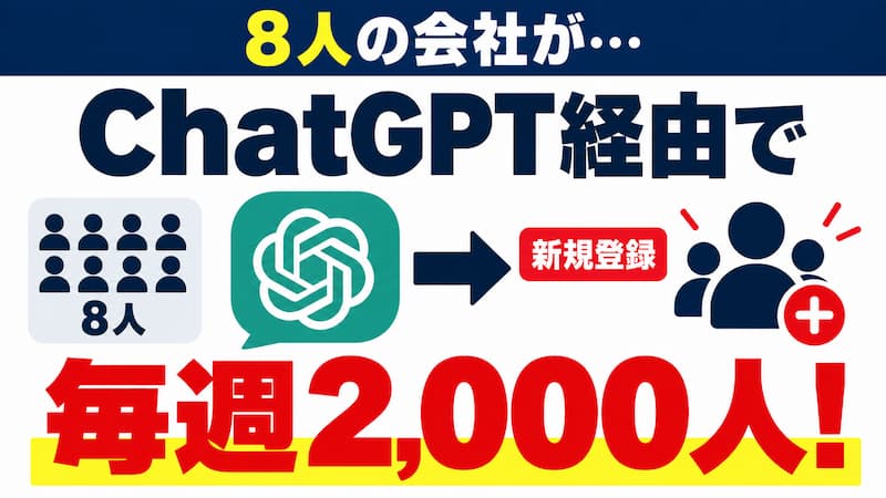 毎週2,000人が登録している