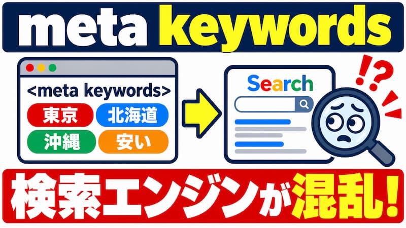 恣意的に検索エンジンを混乱させる