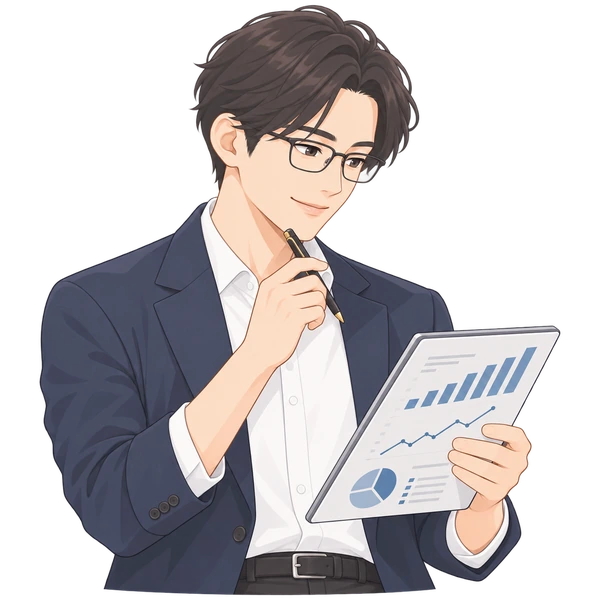 アナリストのイラスト