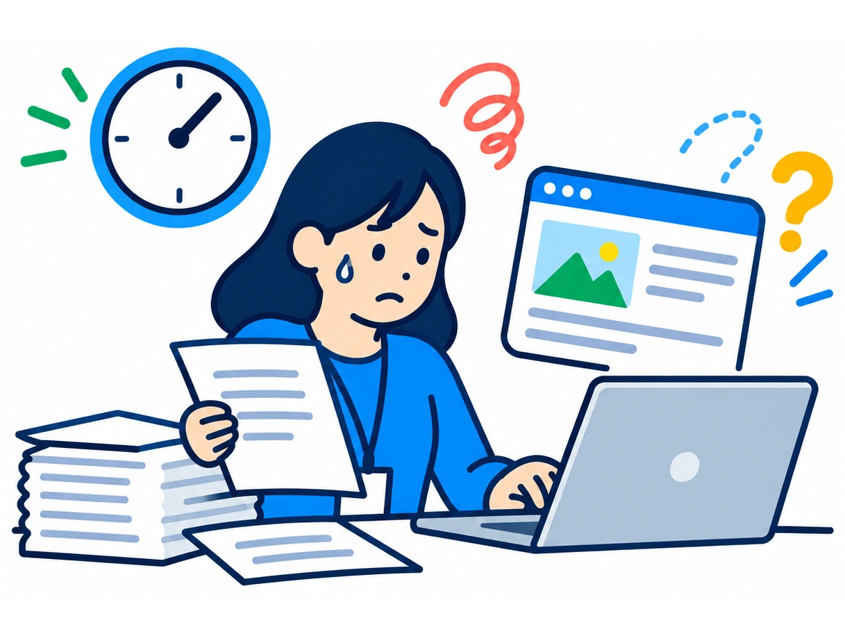 Web担当者を雇うほどの仕事量ではない。でも、やるべき作業は溜まっていく
